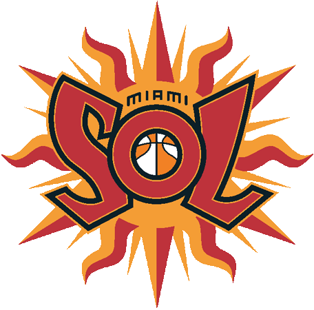 Miami Sol 2000-2002 Primary Logo iron on heat transfer